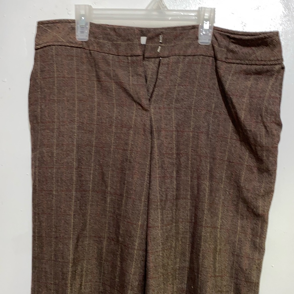 Dress  pants Size 12P Color Burgundy and Brown and tan